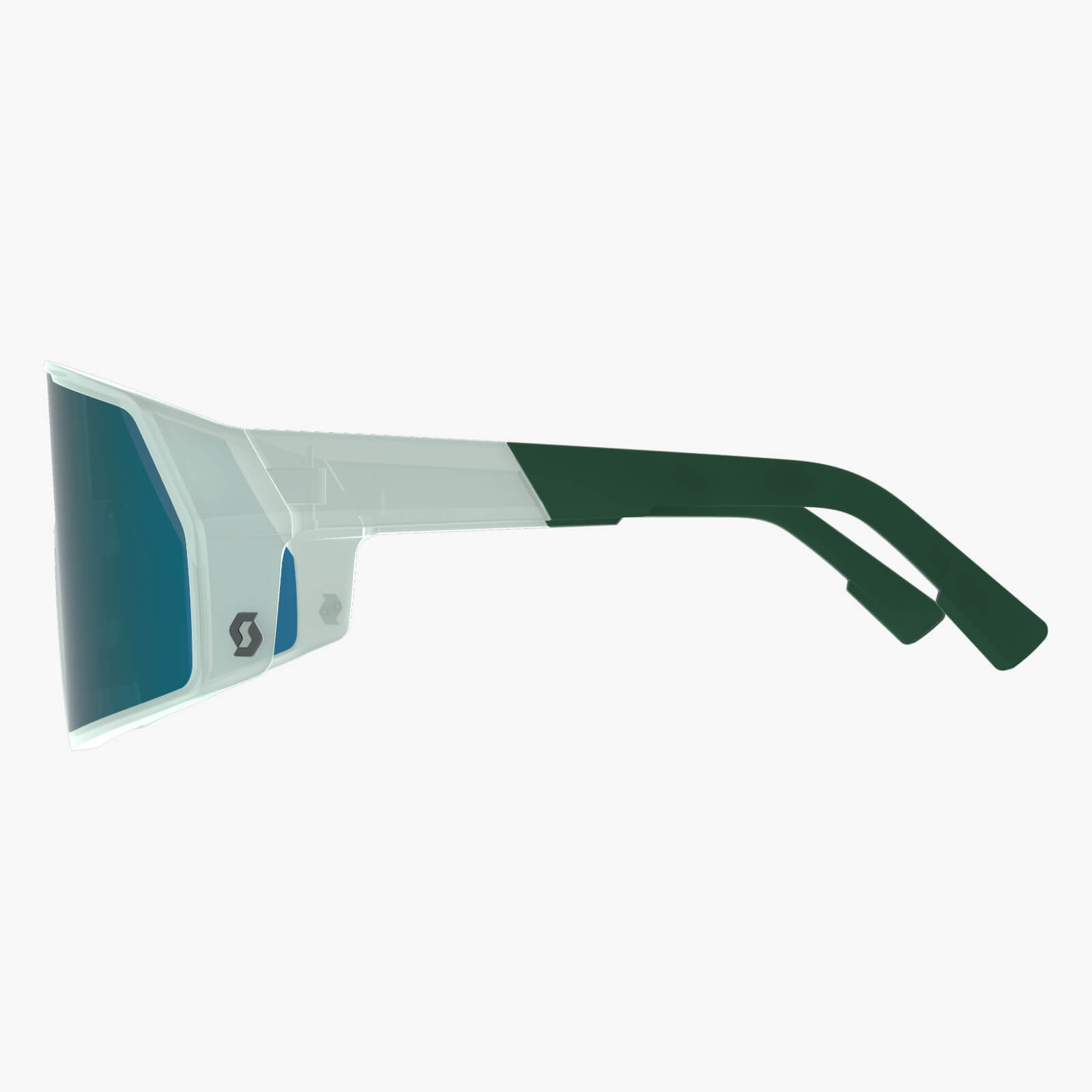 parte lateral do óculos de ciclismo scott pro shield